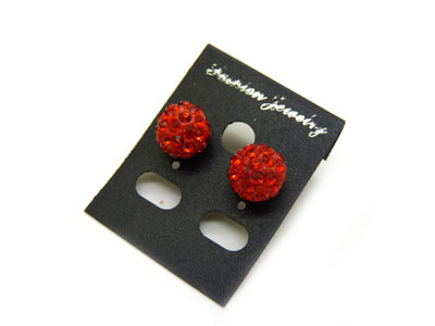 响当当饰品星星球耳钉施华洛世奇水钻耳钉