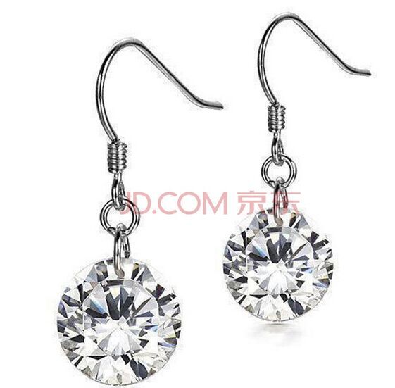  日韩精致时尚气质水钻耳钉耳环耳挂 女防过敏耳饰品