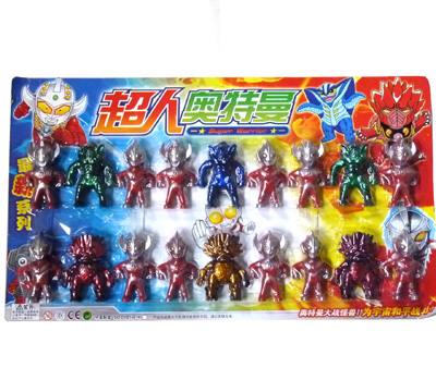 超人奥特曼玩具 18个奥特曼组合套装168-45