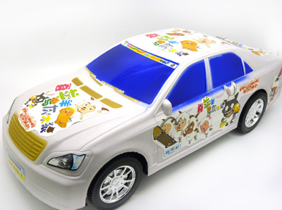 小轿车玩具模型 前推助力车 幼儿启蒙趣味玩具 宝宝耐摔玩具车 超大助力车 911-1