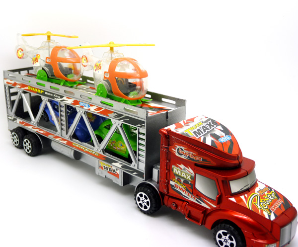 拖头卡车模型 超长拖卡\特种运输货车模型玩具228-2  