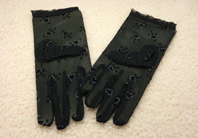  夏季时尚女款薄开车手套/蕾丝短款防晒手套/结婚礼服婚纱防紫外线-21