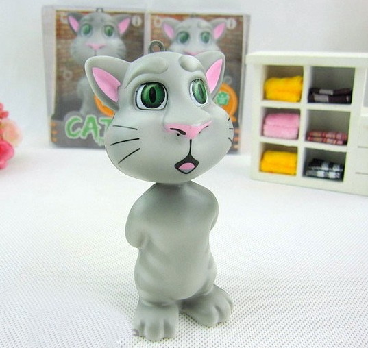 游戏公仔 汤姆猫 会录音的小猫录音卡通猫(小号)	