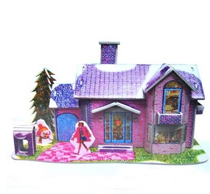 大号3D立体拼图模型-欢乐圣诞