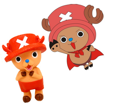 仿真捏捏乐发声出气发泄玩具 整蛊减压-海贼王乔巴皮叫