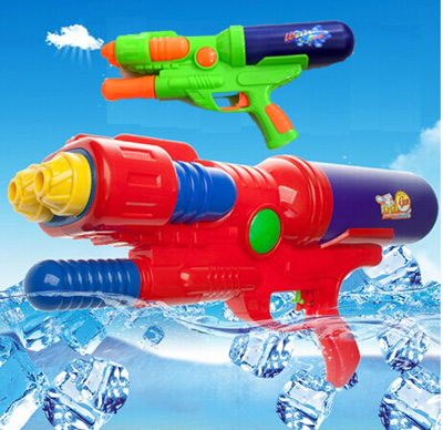 水枪玩具抽拉式双头儿童玩具水枪大号枪高压打压）90009