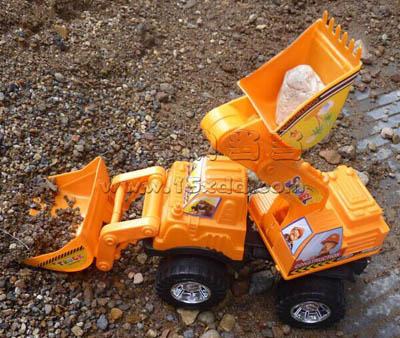 儿童工程车玩具吊车挖土机模型1:100(088-6)	