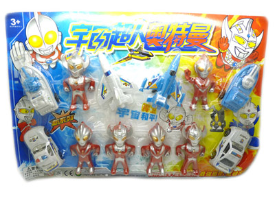  陆海空奥特曼套装儿童玩具 -奥特曼卡装168-29