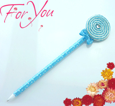 韩版创意棒棒糖圆珠笔	
