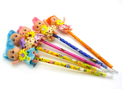 芭比娃娃创意礼品笔 可爱卡通娃娃笔 韩国创意文具	