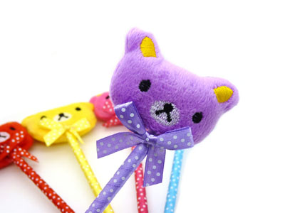 韩版卡通圆珠笔 可爱公主猫头创意笔 -卡通笔	