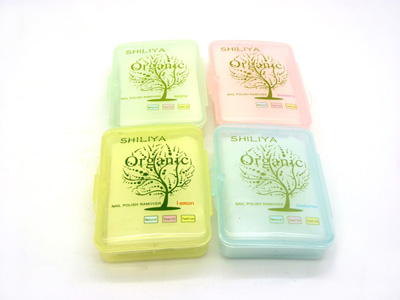 小树苗绿色环保不伤指甲洗甲棉洗甲巾 轻松卸甲巾