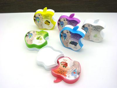 水果味洗甲巾 营养指甲卸妆巾 指甲卸妆棉片-苹果洗甲巾