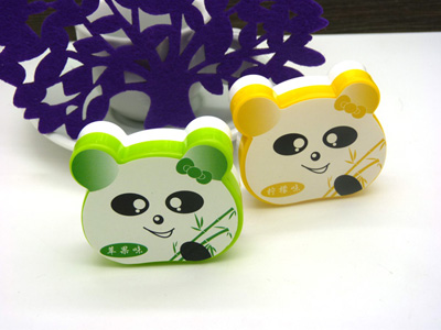  不伤手美甲必备品美妆洗甲水-熊猫洗甲巾