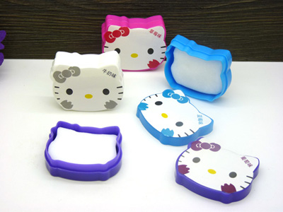 不伤手美甲必备品美妆洗甲水-熊猫洗甲巾	