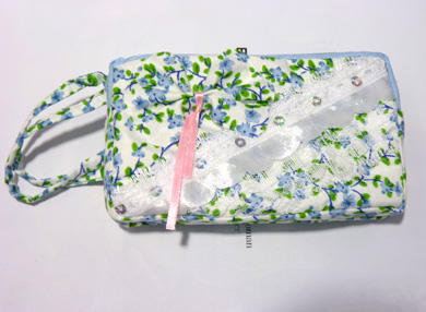 布艺碎花零钱包 