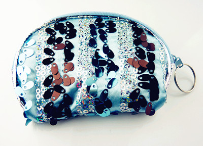 半圆亮片拉链零钱包~女士小包~婚庆小礼品