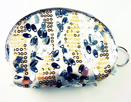 半圆亮片拉链零钱包~女士小包~婚庆小礼品