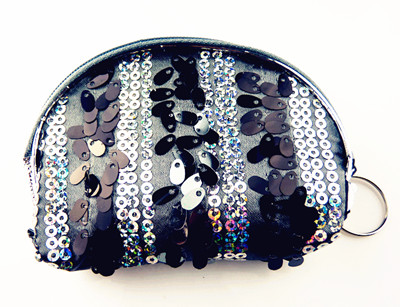 半圆亮片拉链零钱包~女士小包~婚庆小礼品 