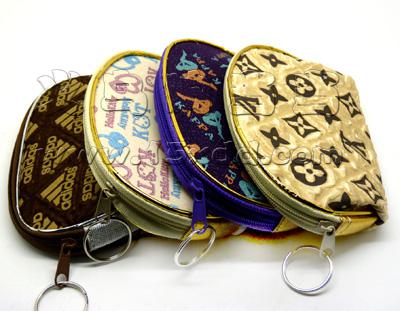 时尚质感半月款化妆包 半月形韩版 零钱包手机化妆包	