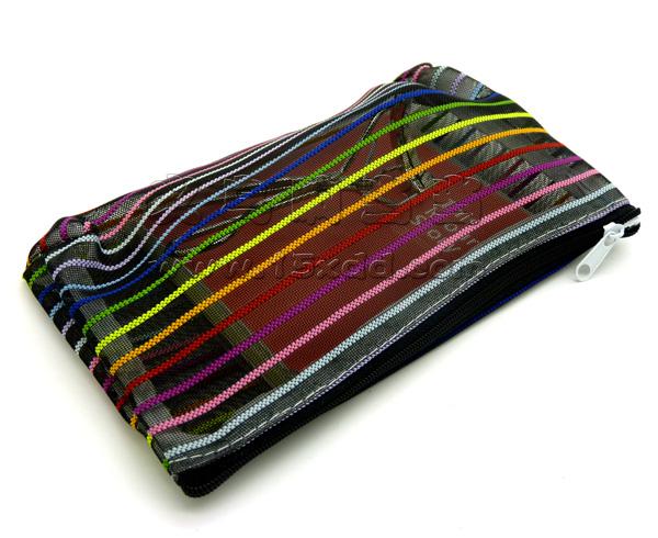 新款韩版个性条纹收纳包 新款旅行包 化妆包 彩妆专业化妆特价礼品