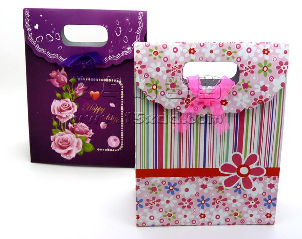 礼品袋 纸袋 包装袋 翻盖袋 礼袋 浪漫礼品袋 翻盖礼品袋 -中号礼品袋 纸袋