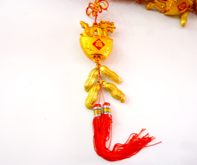 花生元宝挂件