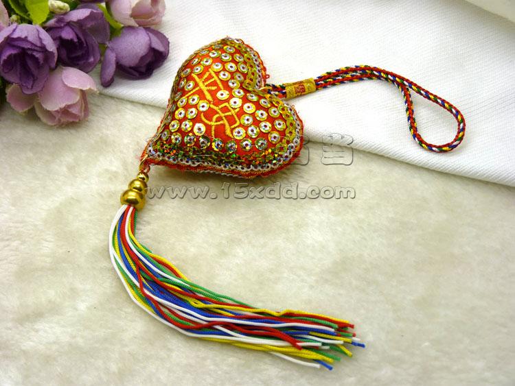 端午节日福字亮片车挂件内饰香包香囊中国风小礼品-3号