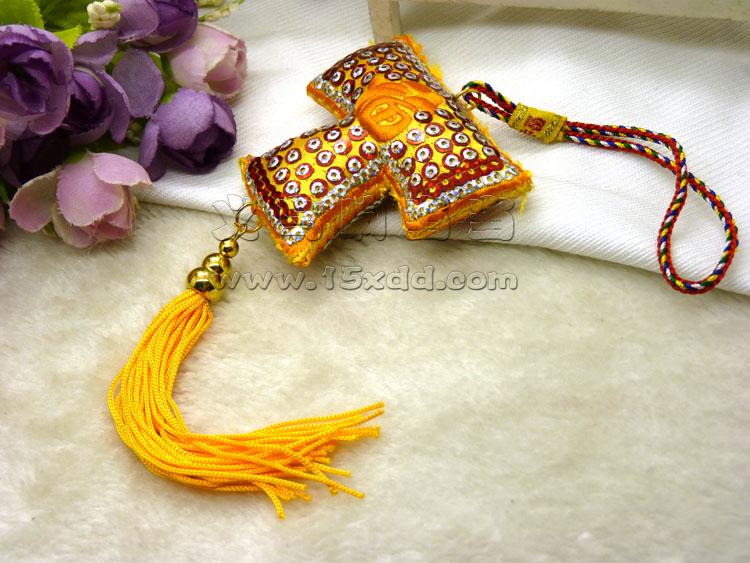 端午节日福字亮片车挂件内饰香包香囊中国风小礼品-3号