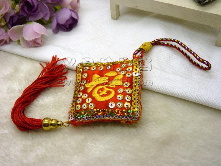 端午节日福字亮片车挂件内饰香包香囊中国风小礼品-3号