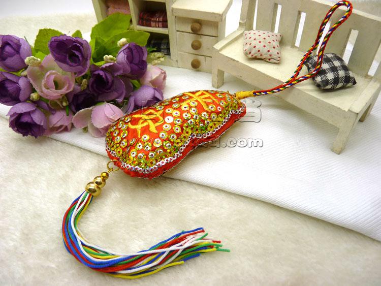 端午节日福字亮片车挂件内饰香包香囊中国风小礼品-3号