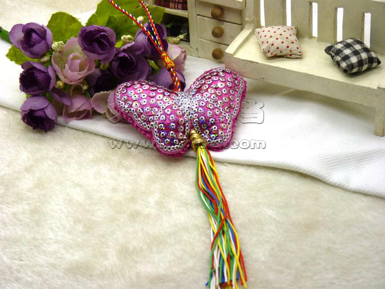 新款端午节亮片刺绣香包/香囊/汽车挂件/车挂亮片福