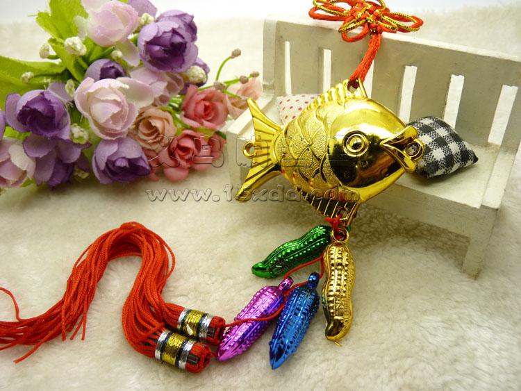 新款春节用品 精美彩色塑料小挂件挂饰 汽车内饰品喜庆装饰-汽车挂件-4号