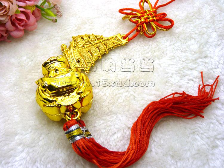 新款春节用品 精美彩色塑料小挂件挂饰 汽车内饰品喜庆装饰-汽车挂件-4号