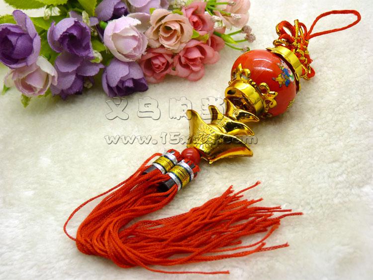 新款春节用品 精美彩色塑料小挂件挂饰 汽车内饰品喜庆装饰-汽车挂件-4号