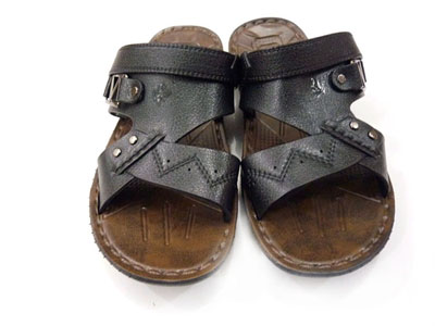 2015新款真皮凉鞋男士透气英伦休闲潮流沙滩凉鞋正品凉拖鞋沙滩鞋 -073