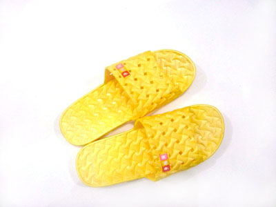 新款正力塑料浴室拖鞋男夏季潮流拖鞋居家厚底防滑凉拖鞋 -1502