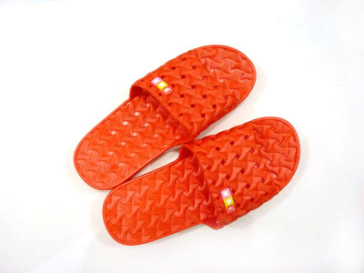 新款正力塑料浴室拖鞋男夏季潮流拖鞋居家厚底防滑凉拖鞋 -1502