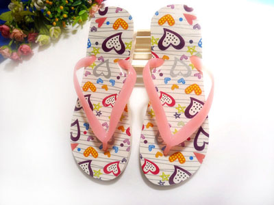 2014新款卡通爱心人字拖鞋 韩版创意夏季卡通拖鞋沙滩凉拖鞋 -201 