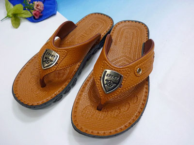 夏季真皮男士人字拖凉鞋休闲夹脚皮凉拖透气男鞋秋潮拖鞋-----336 