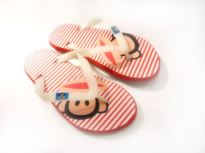 大嘴猴夹脚沙滩拖鞋 拖女夏休闲凉拖韩版平跟人字拖鞋凉鞋潮-鞋防滑----大嘴猴