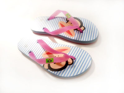 大嘴猴夹脚沙滩拖鞋 拖女夏休闲凉拖韩版平跟人字拖鞋凉鞋潮-鞋防滑----大嘴猴