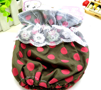 独家设计大点点卡通蕾丝防水袖套 家务袖套护袖套袖