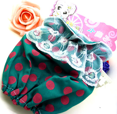 独家设计大点点卡通蕾丝防水袖套 家务袖套护袖套袖