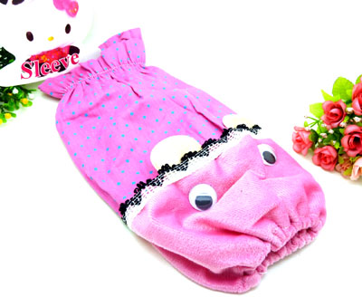 时尚卡通短款袖套 个性防污套袖 加厚套袖