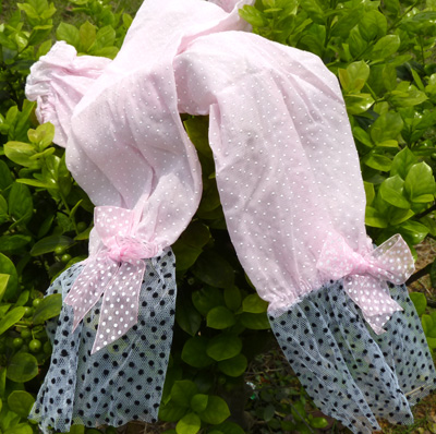 新款开车骑车长款遮阳袖套 淑女防紫外线套袖 蕾丝袖套-38