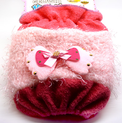 格律诗时尚套袖 蝴蝶结花镶钻套袖 可爱毛绒套袖 16-40	