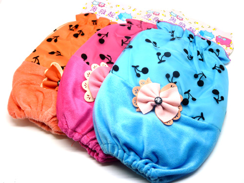 时尚袖套 新品韩版蝴蝶结绒布成人儿童袖套 套袖 防污护袖17-38