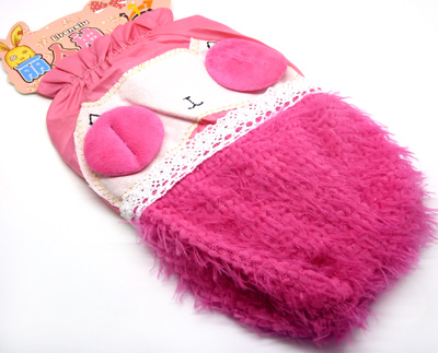 时尚可爱毛绒套袖 可爱卡通袖套 防污防尘办公家务套袖19-37