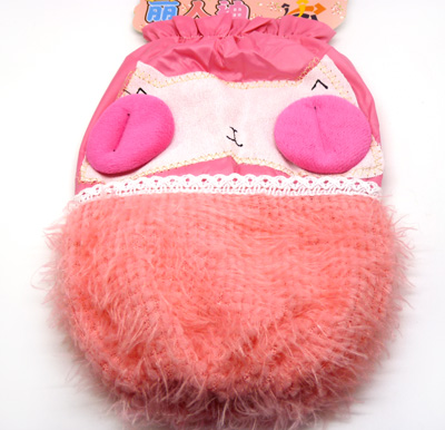 时尚可爱毛绒套袖 可爱卡通袖套 防污防尘办公家务套袖19-37